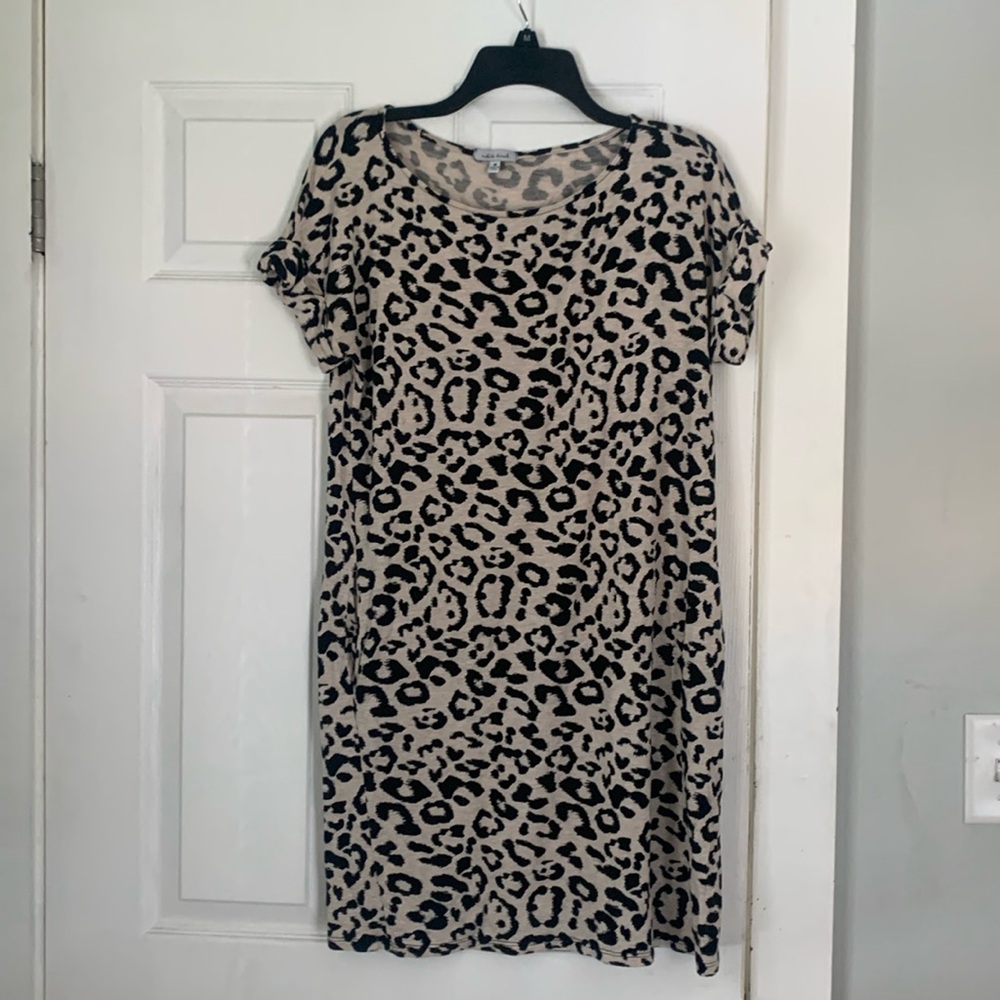 Cheetah print dress
